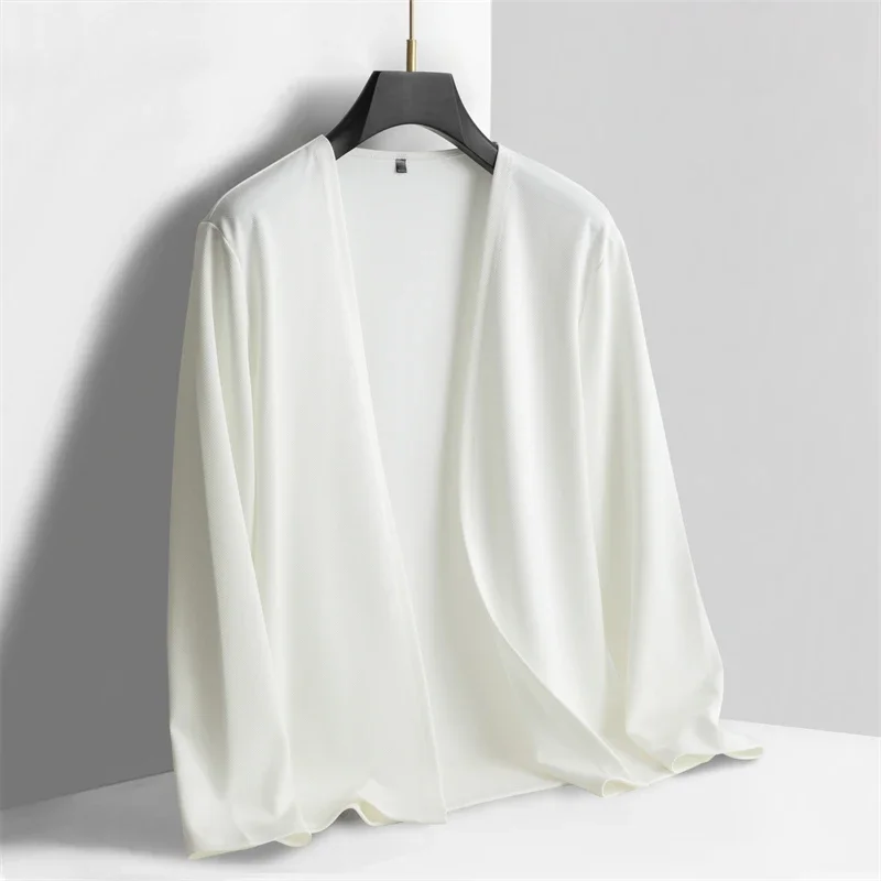 New Men’s Long Sleeved Cardigan Jacket Casual Fashion Top